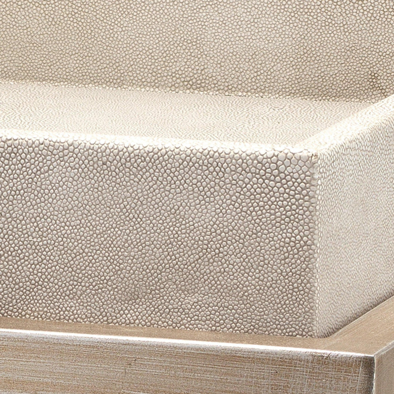Ivory Shagreen Side Table