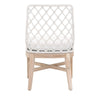 Lois White Rope Outdoor Dining Chair