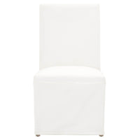 Laverne Ivory Slipcover Dining Chair, Set of 2