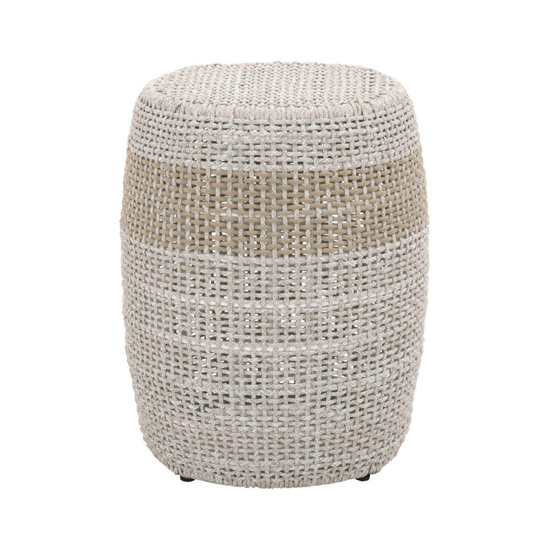 Lulu Taupe Rope Accent Table