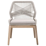 Lulu Taupe Rope Outdoor Dining Chair, Set of 2