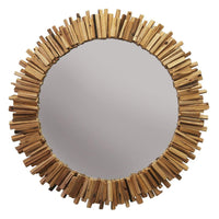 Driftwood Round Mirror