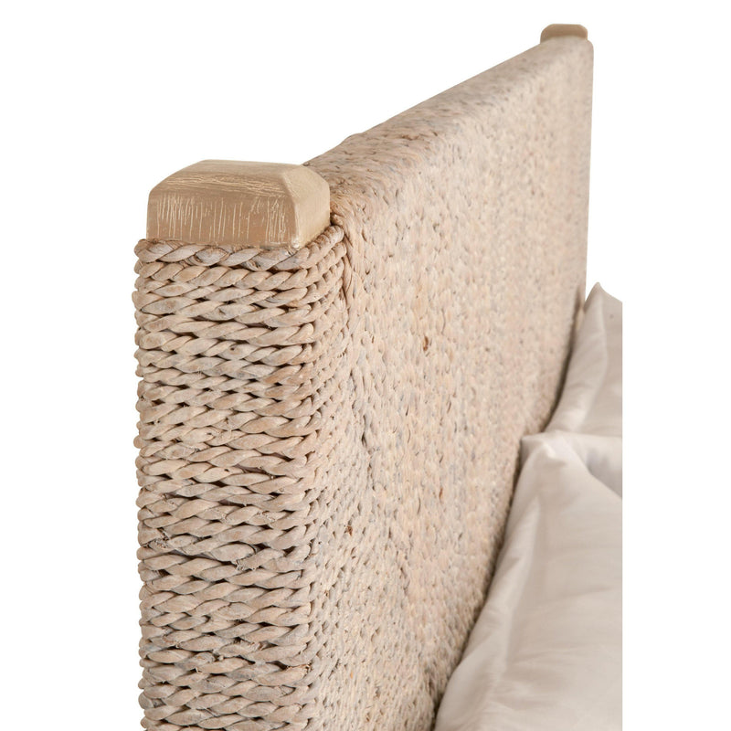 Malay White Wash Rope California King Bed