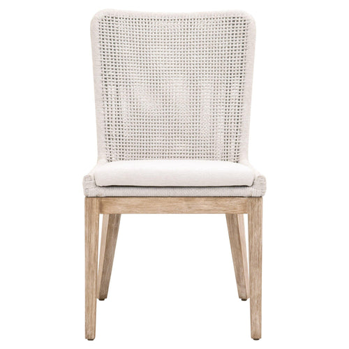 Mesa Taupe & White Outdoor Dining Chair, Set of 2
