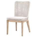 Mesh Taupe & White Outdoor Dining Chair, Set of 2