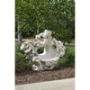 Colossal Cast Stone Sculpture with Seat