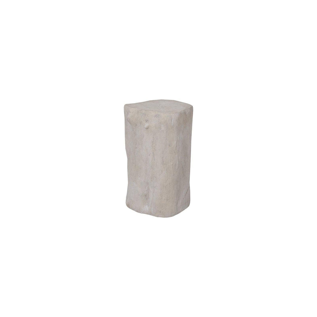 Roman Stone Log Stool, Small