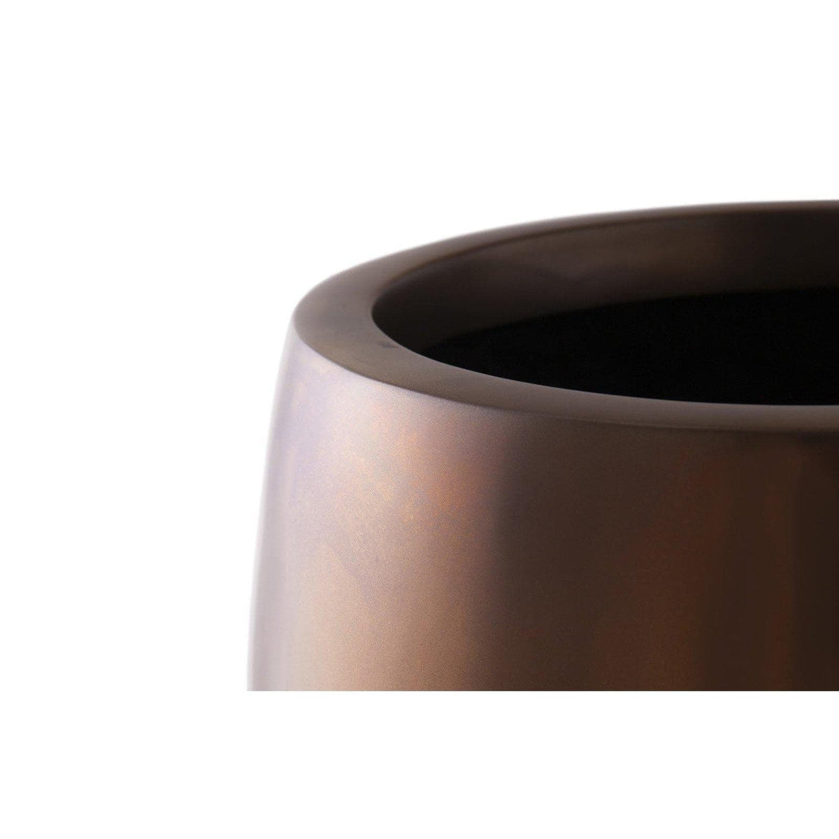 Classic Medium Polished Bronze Planter