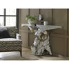 Silver Leaf Crown Console Table