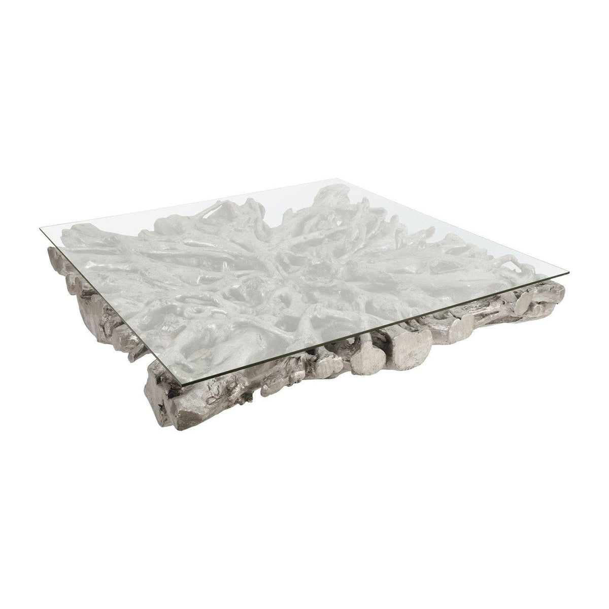 Silver Square Root Coffee Table