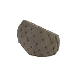 Gray Tufted Egg Chair