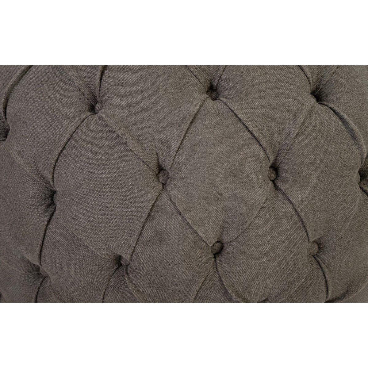 Gray Tufted Egg Chair