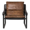 Connor Brown Leather Club Chair