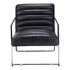 Desmond Black Leather Club Chair