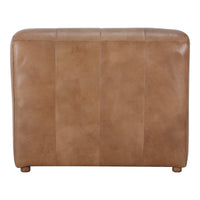 Ramsay Tan Leather Slipper Chair