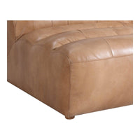 Ramsay Tan Leather Slipper Chair