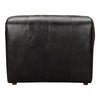 Ramsay Leather Chaise Antique Black