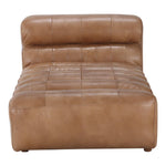 Ramsay Tan Leather Chaise