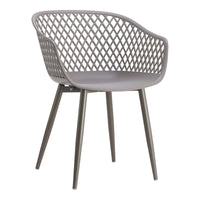 Piazza Grey Outdoor Dining Chair, Set Of 2