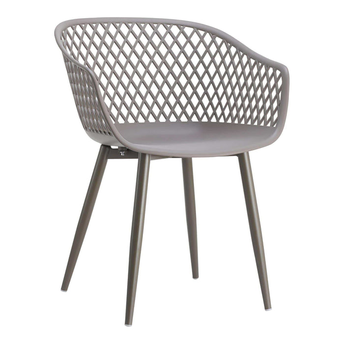 Piazza Grey Outdoor Dining Chair, Set Of 2