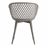 Piazza Grey Outdoor Dining Chair, Set Of 2