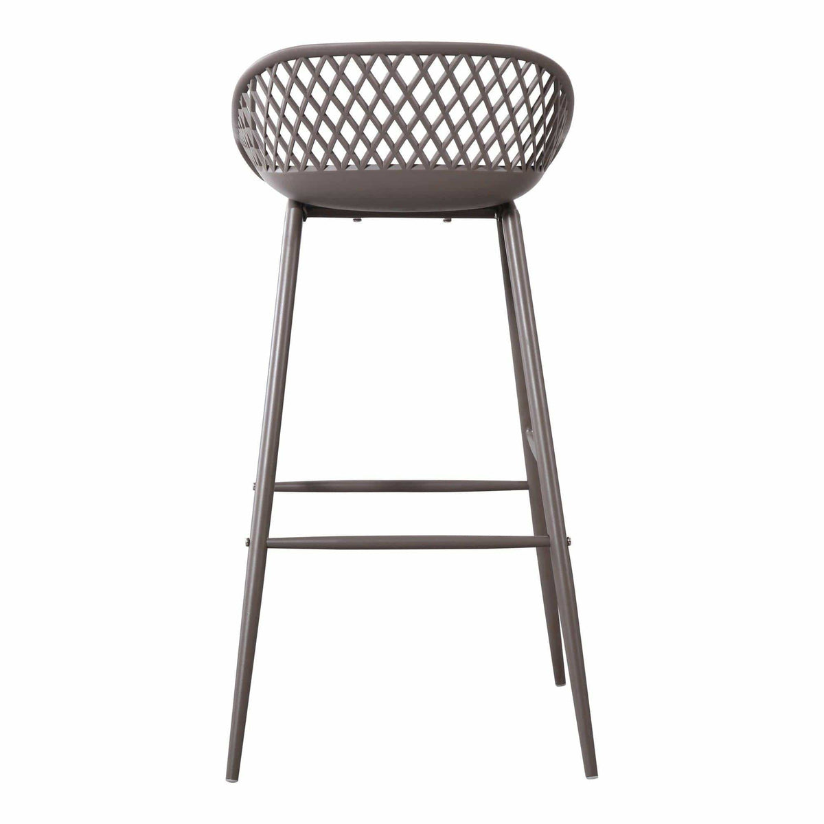 Piazza Grey Outdoor Barstool, Set Of 2