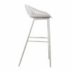 Piazza White Outdoor Barstool, Set Of 2