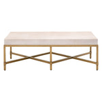 Strand White Shagreen Coffee Table