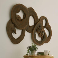 Olympic Rings Wood Wall Art