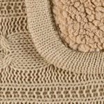 Tucker Khaki Hand Knitted Blanket