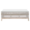 Tootsie Taupe & White Outdoor Coffee Table