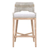 Tapestry White & Taupe Rope Barstool