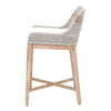 Tapestry Taupe & White Rope Counter Stool