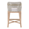 Tapestry Taupe & White Rope Counter Stool