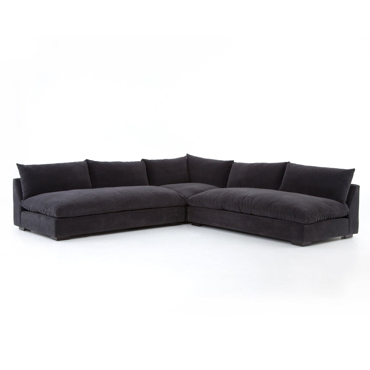 Gavin Dark Charcoal Gray Sectional