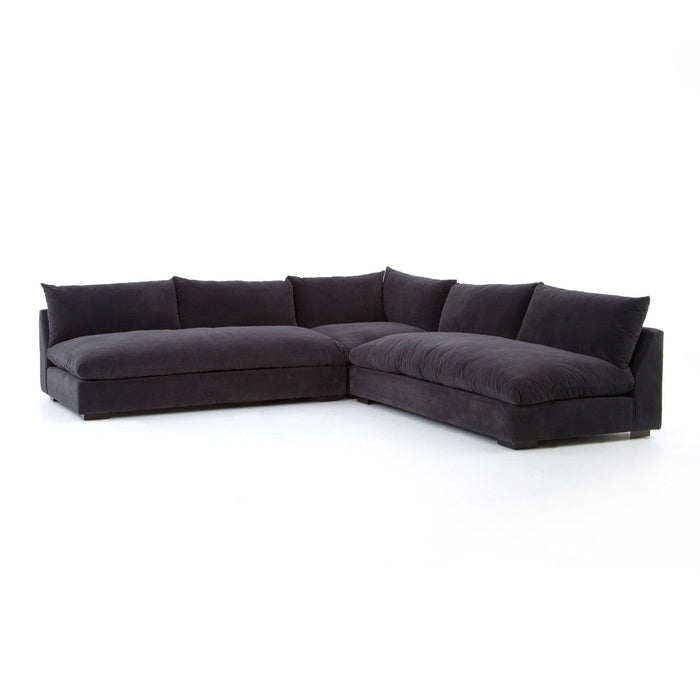 Gavin Dark Charcoal Gray Sectional