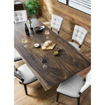 Ramsey Wood & Bronze Rectangle Dining Table