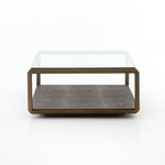Grey Shagreen Shadow Box Coffee Table