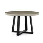 Crosby Grey Round Dining Table