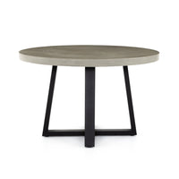 Crosby Grey Round Dining Table