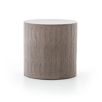 Calder Grey Concrete End Table