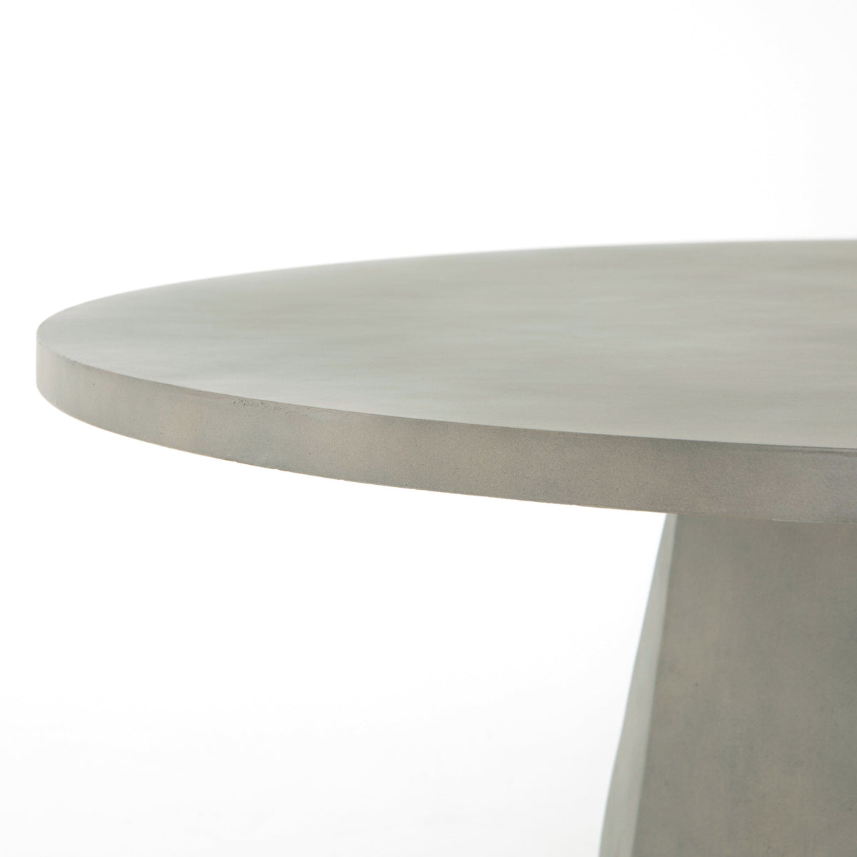 Broderick Round Grey Concrete Dining Table