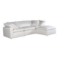 Terra Condo Lounge Modular Sectional Livesmart Fabric Cream