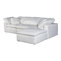 Terra Condo Lounge Modular Sectional Livesmart Fabric Cream