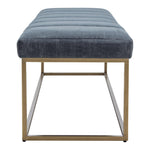 Katie Blue Upholstered Bench