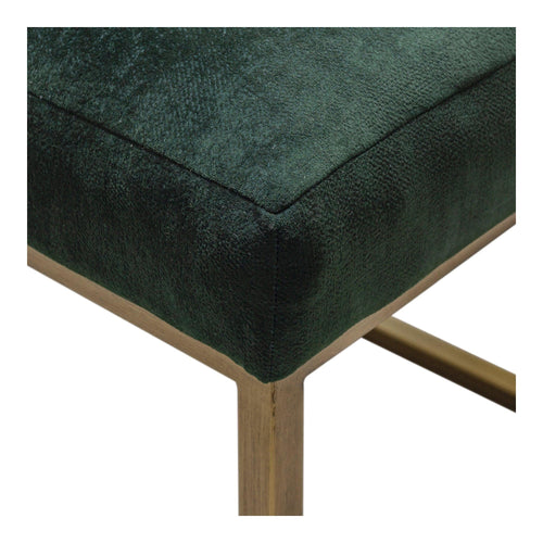Katie Dark Green Upholstered Bench