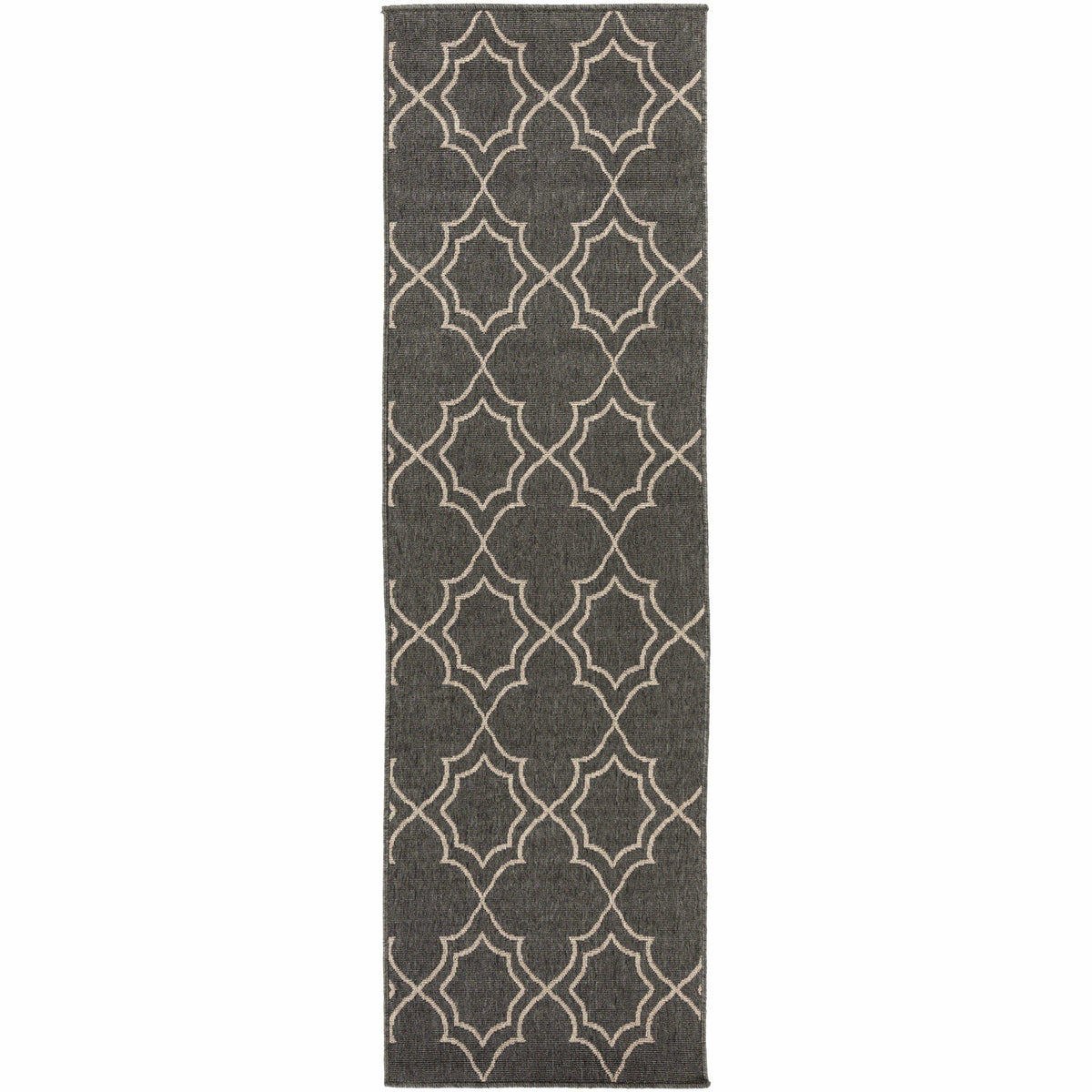 Alfresco Black & Cream Outdoor Rug