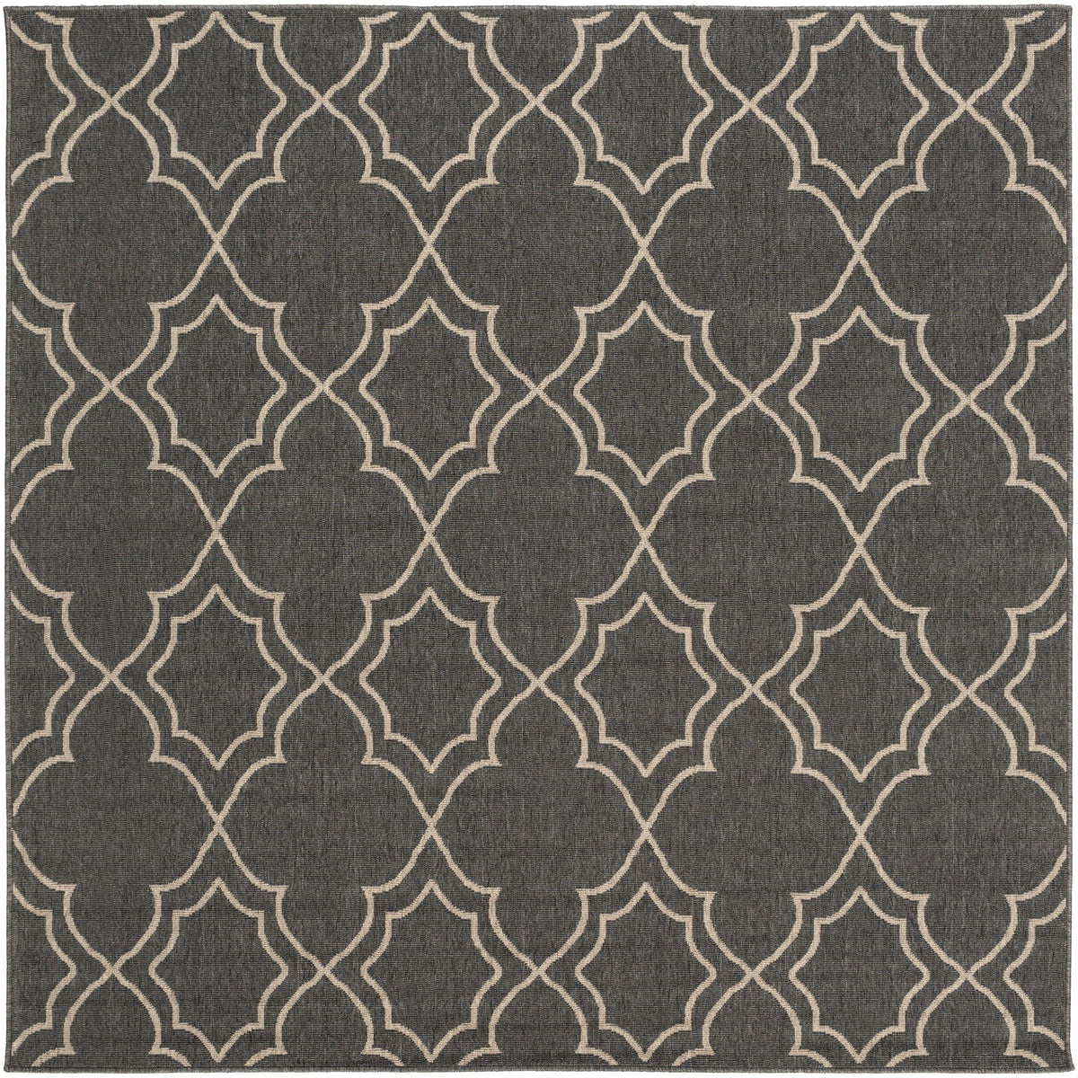 Alfresco Black & Cream Outdoor Rug