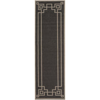 Alfresco Black & Beige Outdoor Rug