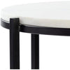 Anaya Marble Round Accent Table